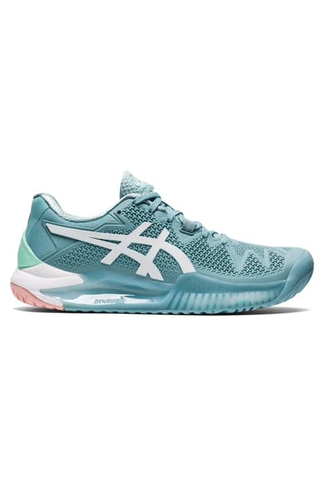 GEL-RESOLUTION 8 SMOKE BLUE/WHITE by ASICS