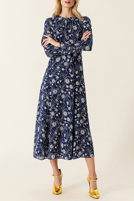 CHIFFON MIDI DRESS TRUE BLUE by Ivy Oak