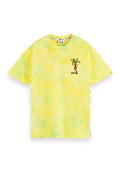 TIE-DYE TEE YELLOW TIE DYE by Scotch & Soda