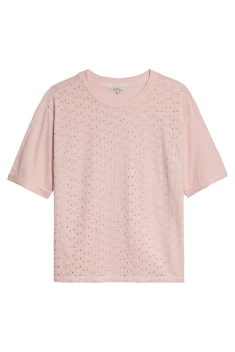 TOP MET BRODERIE MAUVE CHALK by Sandwich