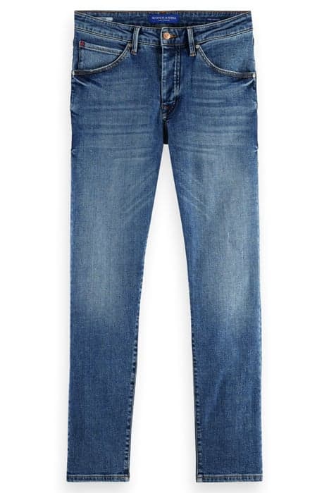 SINGEL SLIM TAPERED JEANS IN ORGANIC COTTON — BLUE SHIFT BLU by Scotch & Soda