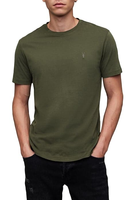 BRACE SS CREW RYE GRASS GREEN by AllSaints