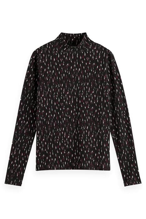 ALL-OVER PRINT SLIM-FIT LONG SLEEVE T-SHIRT IKAT RAIN by Scotch & Soda