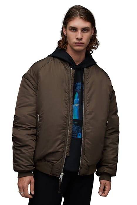 AKIO BOMBER DULL KHAKI by AllSaints