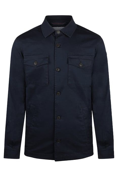 COTTON SHIRT JACKET NAVY by McGregor