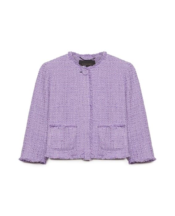 TWEED JACKET VIOLET by Elena Mirò