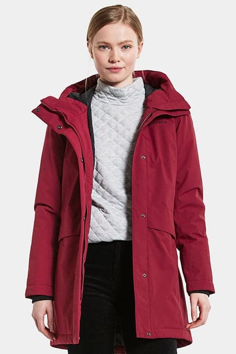 CAJSA WNS PARKA 4 RUBY RED by Didriksons