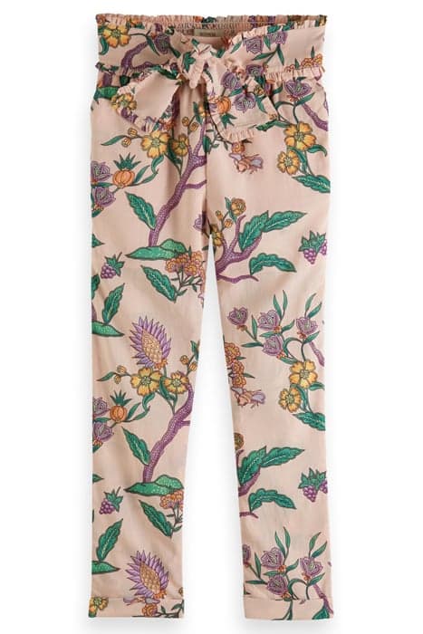 RELAXED SLIM-FIT BOW-TIE PANTS FLOWER GARDEN by Scotch & Soda