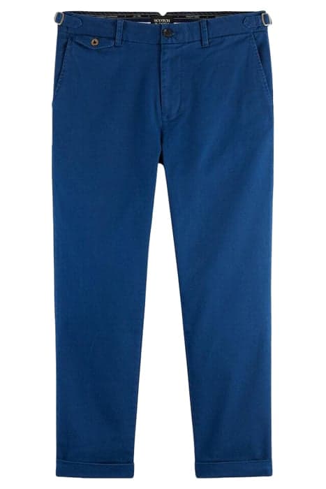 THE DRIFT - REGULAR TAPERED-FIT TWILL CHINO MARINE by Scotch & Soda