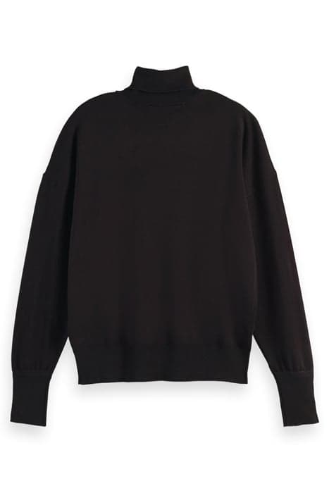 ROLL NECK RELAXED FIT PULLOVER BLACK SKY by Scotch & Soda