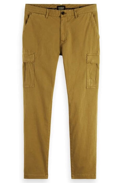 STUART - REGULAR SLIM-FIT GARMENT-DYED STRETCH CARGO PANTS K by Scotch & Soda