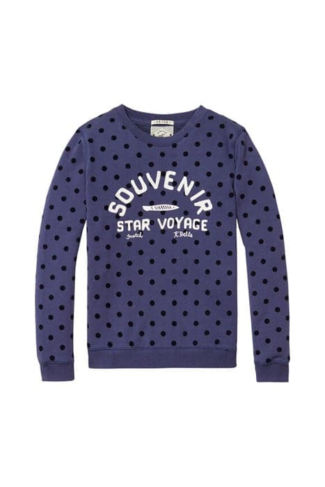 CREWNECK SWEAT WITH ARTWORKS COMBO C by Scotch & Soda