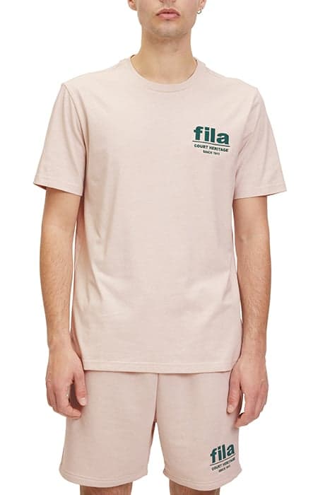 LOUDI GRAPHIC TEE OATMEAL MELANGE by FILA