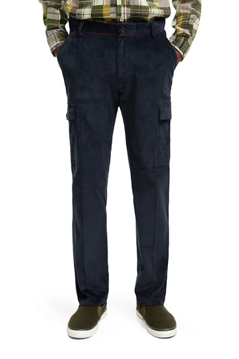 STUART - SLIM-FIT CORDUROY CARGO PANTS NIGHT by Scotch & Soda