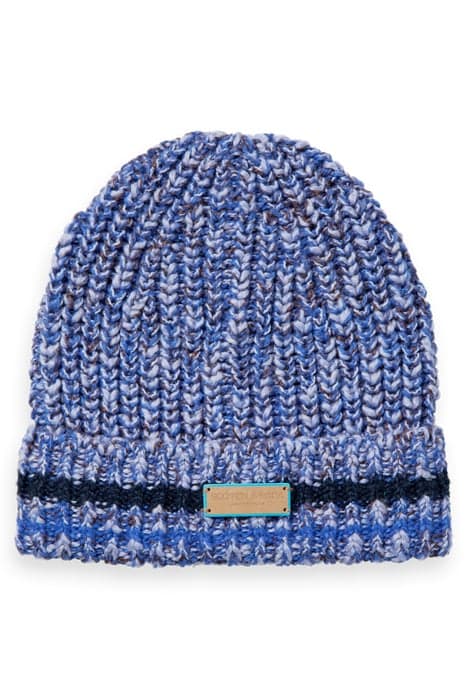 INTARSIA BEANIE MULTICOLOUR MELANGE by Scotch & Soda