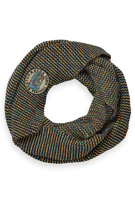 COLOURFUL MELANGE TUNNEL SCARF MULTICOLOUR MELANGE by Scotch & Soda