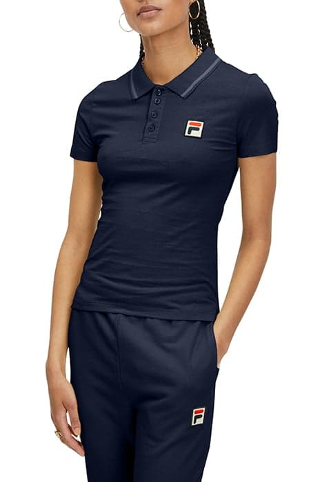 LEUBEN POLOSHIRT BLACK IRIS by FILA