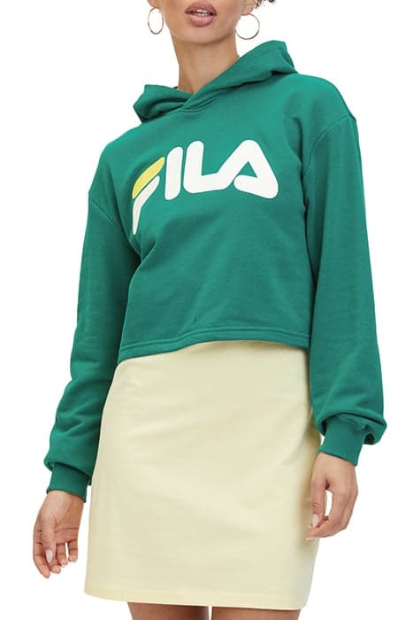 LAFIA CROPPED LOGO HOODY AVENTURINE by FILA