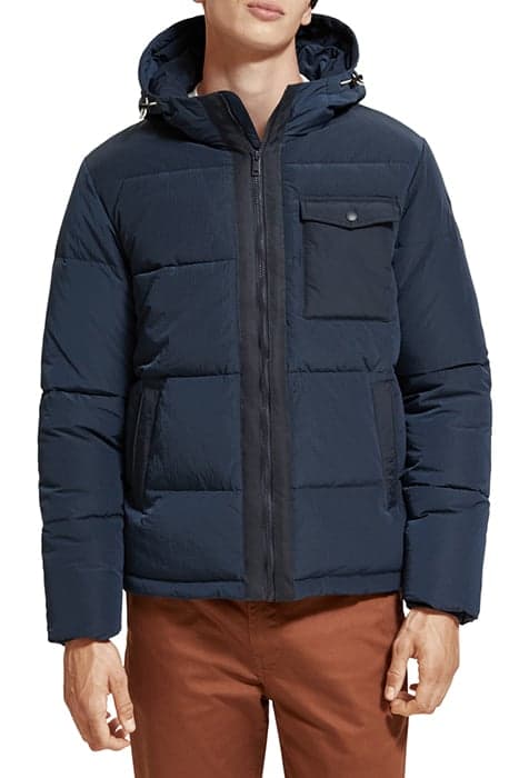 HOODED PUFFA JACKET NIGHT by Scotch & Soda