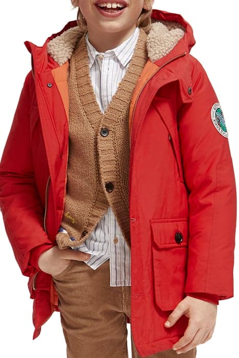 LONGER LENGTH WATER REPELLENT JACKET WITH REPREVE® FILLING R by Scotch & Soda