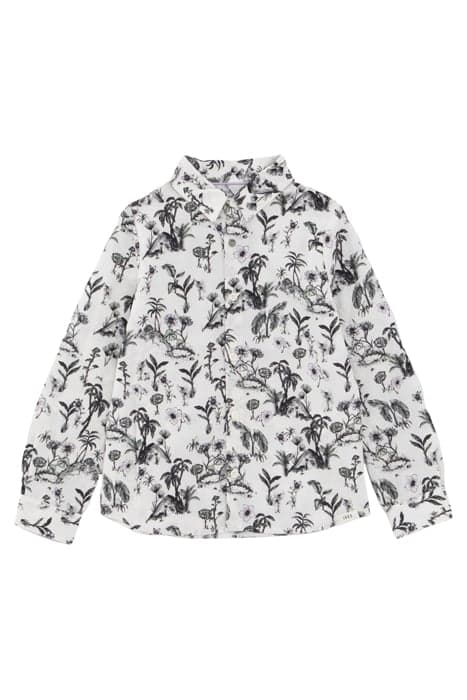 BOY'S ECRU VEGETABLE PRINT SHIRT by IKKS