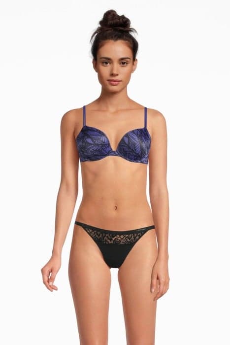 PUSH UP PLUNGE SWAY PRINT_SOFT GRAPE by Calvin Klein