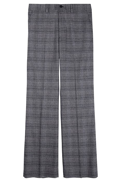 CHECK BOOTCUT TROUSERS GREY CHECK by Filippa K