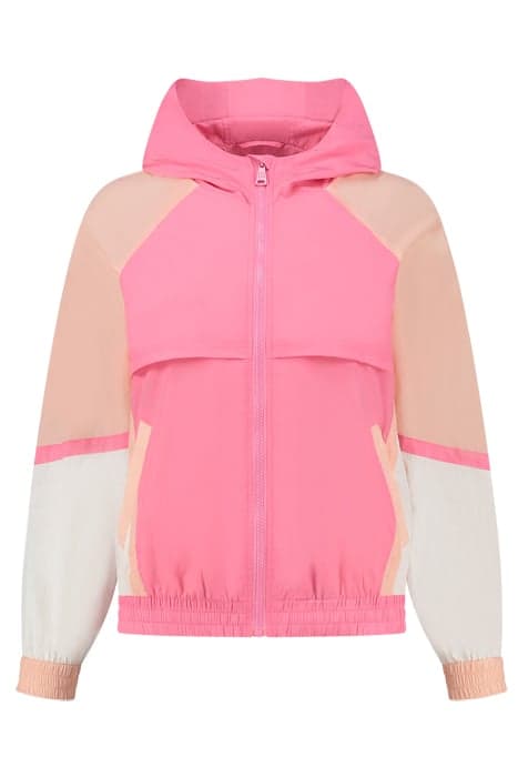 COLORBLOCK SPORT JACKET DARK PINK by NIKKIE