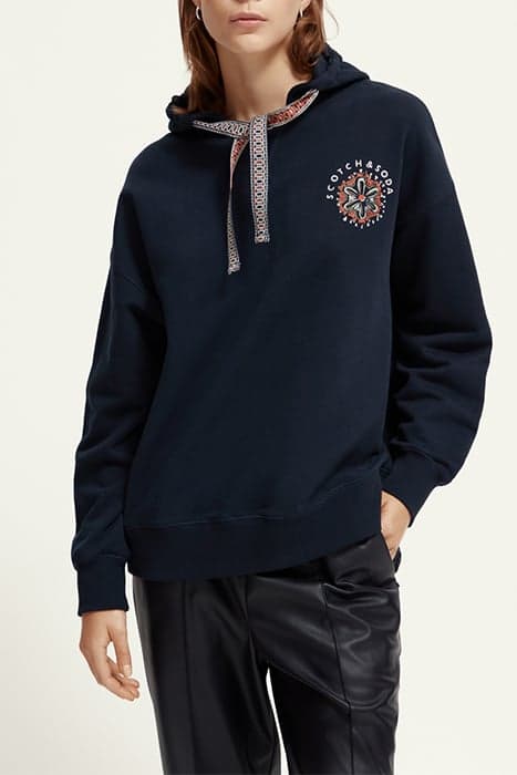 PLACEMENT PRINT OVERSIZED SWEATSHIRT NIGHT by Scotch & Soda