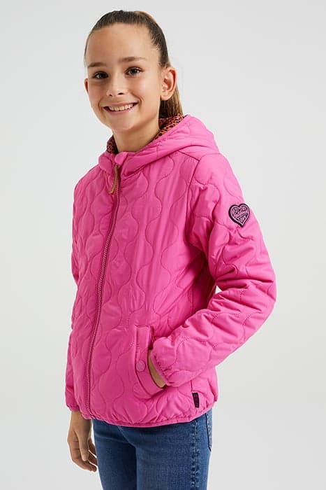 JACKET REVERSIBLE BOMBER LIGHT PINK by WE Fashion