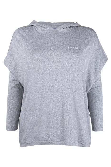 L/S HOODIE GREY HEATHER by Calvin Klein