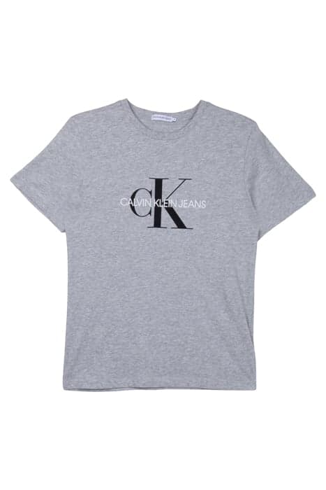 MONOGRAM LOGO T-SHIR Light Grey Heather by Calvin Klein