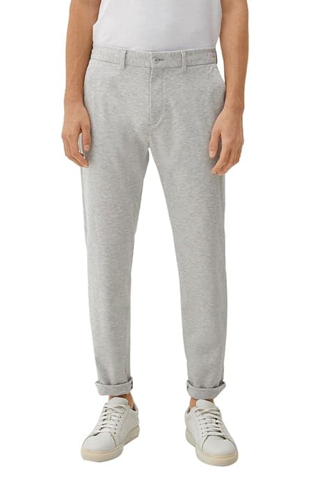 S.OLIVER PANTS GREY/BLACK by s. Oliver