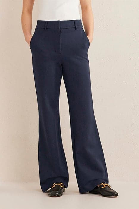 HAMPSHIRE FLARED TROUSERS NAVY by Boden