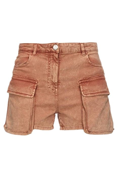 SPARTA SHORTS CHESTNUT/COGNAC BROWN by PINKO