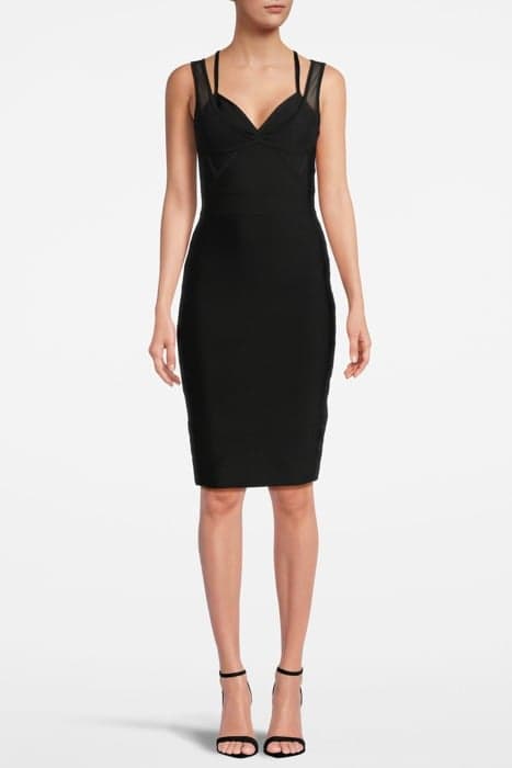 ITZEL BANDAGE DRESS JET BLACK by Marciano by Guess