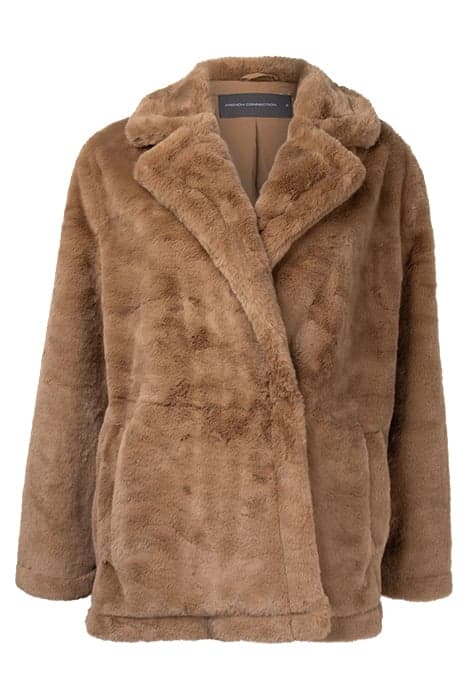 FAUX FUR PEAK M CAMEL by French Connection