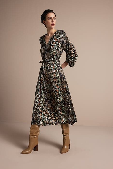 DRESS ALL OVER PRINT VISCOSE PRINTS by Summum Woman