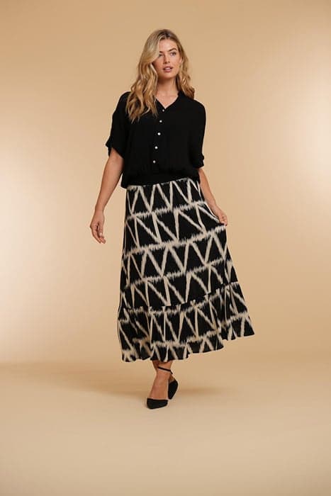 SKIRT BLACK/SAND by Geisha