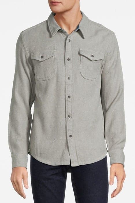 BLANKET SHIRT HEATHER GREY by Outerknown