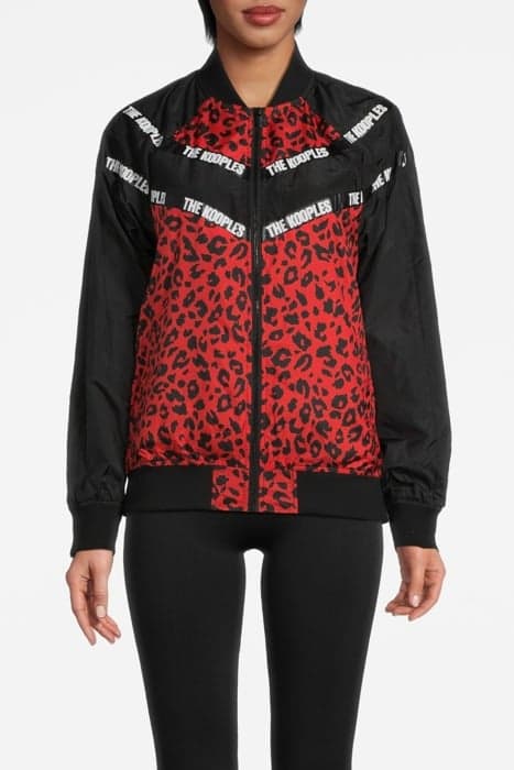 PRINT POP LEO ORANGE TECHNICAL JACKET MULTICOLOR by The Kooples