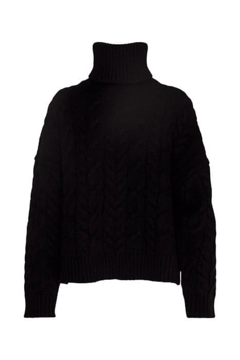 DARLEY ROLL NECK JUMPER BLACK by Belstaff