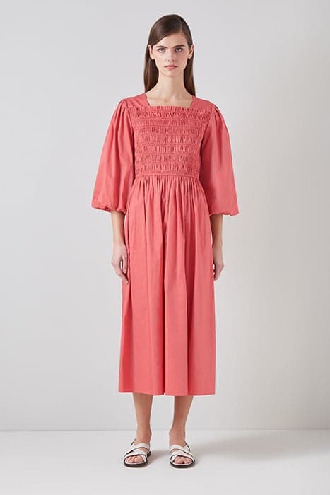 DR CALISTER SMOCK DRESS ROSE by LK Bennett