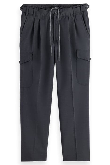 SEASONAL - LOOSE TAPERED NYLON-TRIMMED COOL WOOL CARGO PANTS by Scotch & Soda