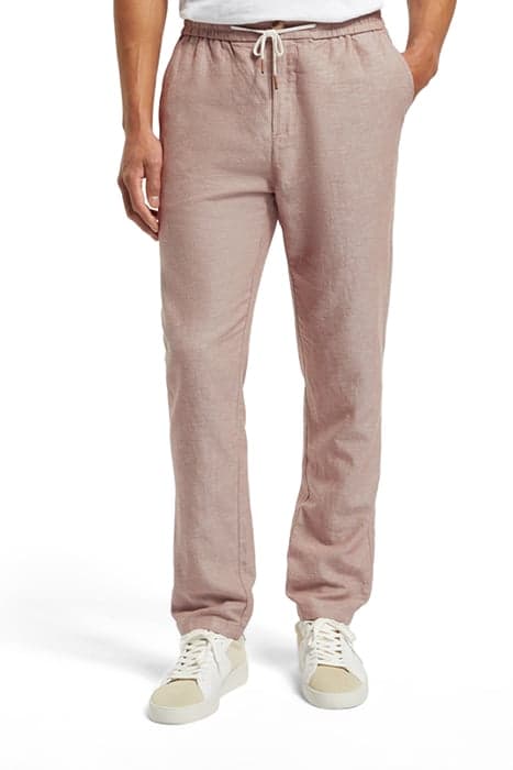 WARREN - COTTON/ LINEN TWILL JOGGER DRIFTWOOD by Scotch & Soda