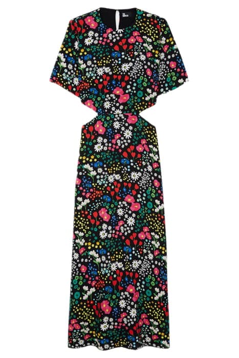 LONG DRESS WITH SHORT SLEEVES WITH BACKLESS MULTICOLOR by The Kooples