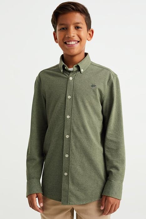 SHIRT GREEN by WE Fashion