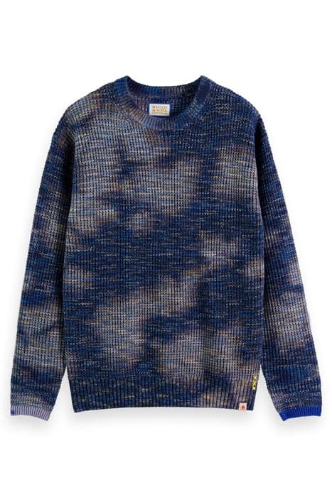 CREW NECK MELANGE NAVY BLUE by Scotch & Soda