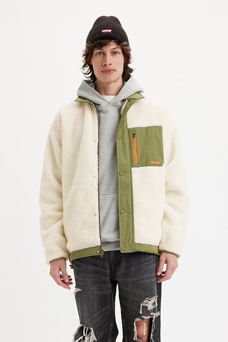 BUCHANAN SHERPA JACKET EGRET by Levi's