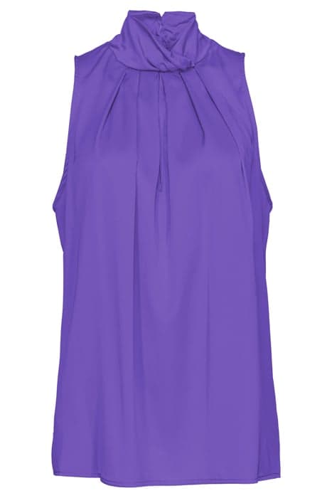 BANDITORE BLUSA RASO FLUIDO POLY PARACHUTE PURPLE by PINKO